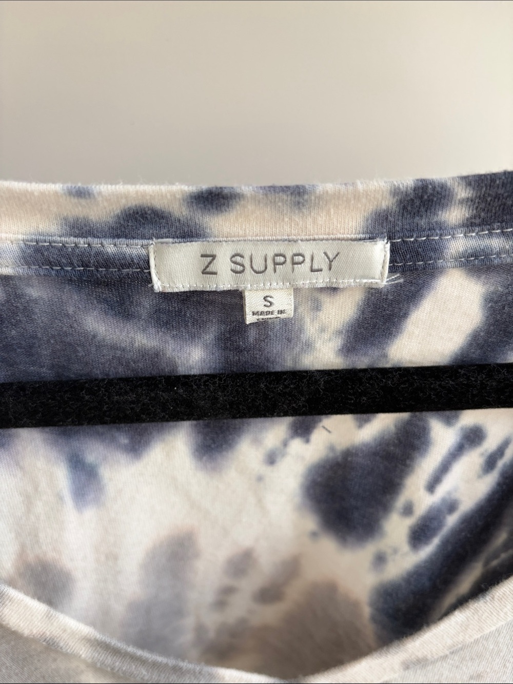 Z Supplye | Tie Dye T Shirt Dress Blue Gray - Picture 3 of 4